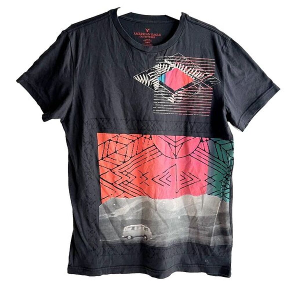 American Eagle Outfitters Tshirt‎ M Short Sleeve Camper Road Trip Van Life